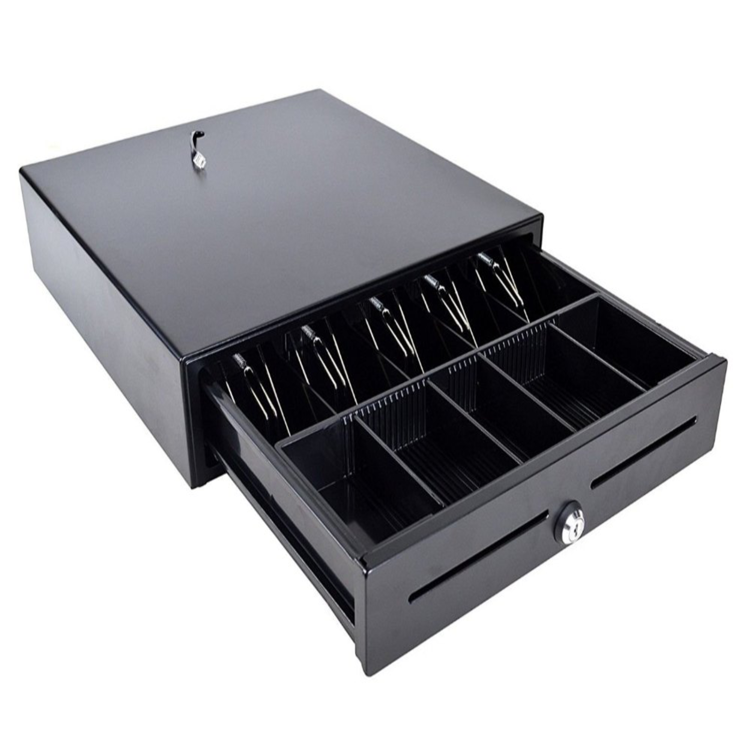 Grandse Metal Cash Drawer 5 cash 5 Coin Black